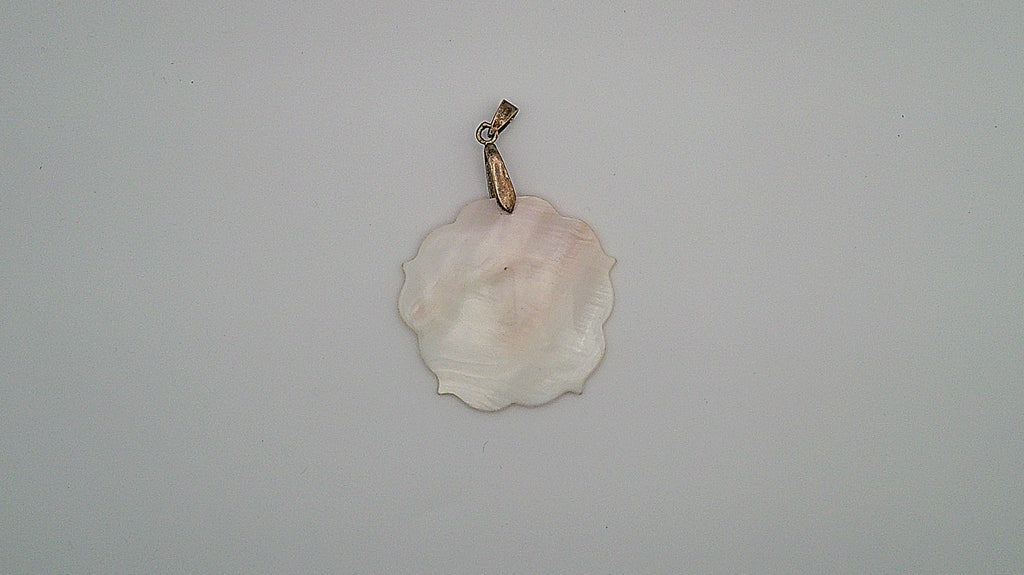 test - Carved Mother of Pearl Pendant